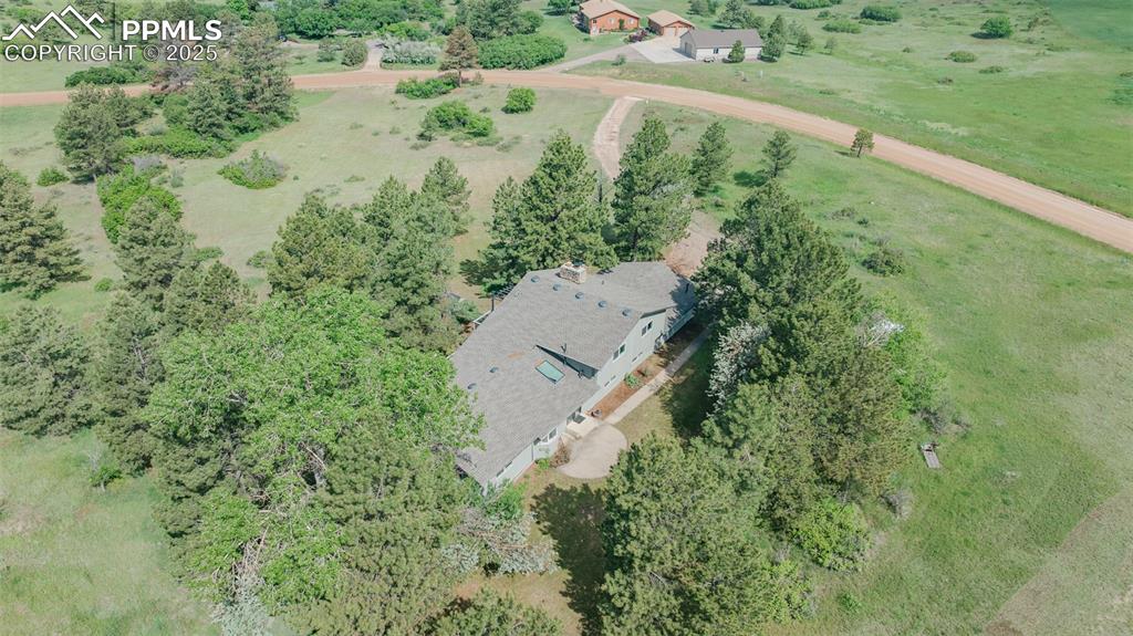 Image 42 of 46: Aerial view of property