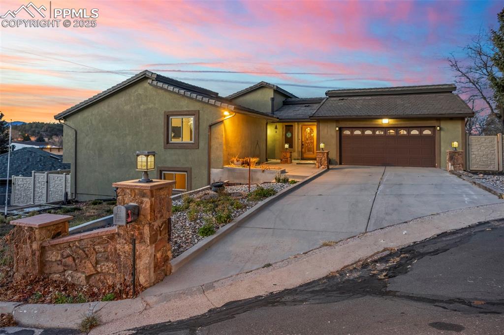 Caption: Front of Structure