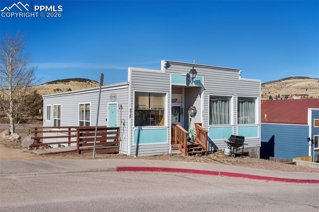 Caption: Front of Structure