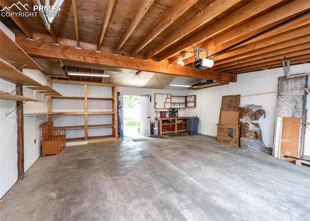 Image 8 of 37: Garage interior fully insullated