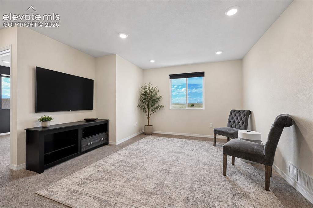 Image 13 of 28: large loft with mountain views
