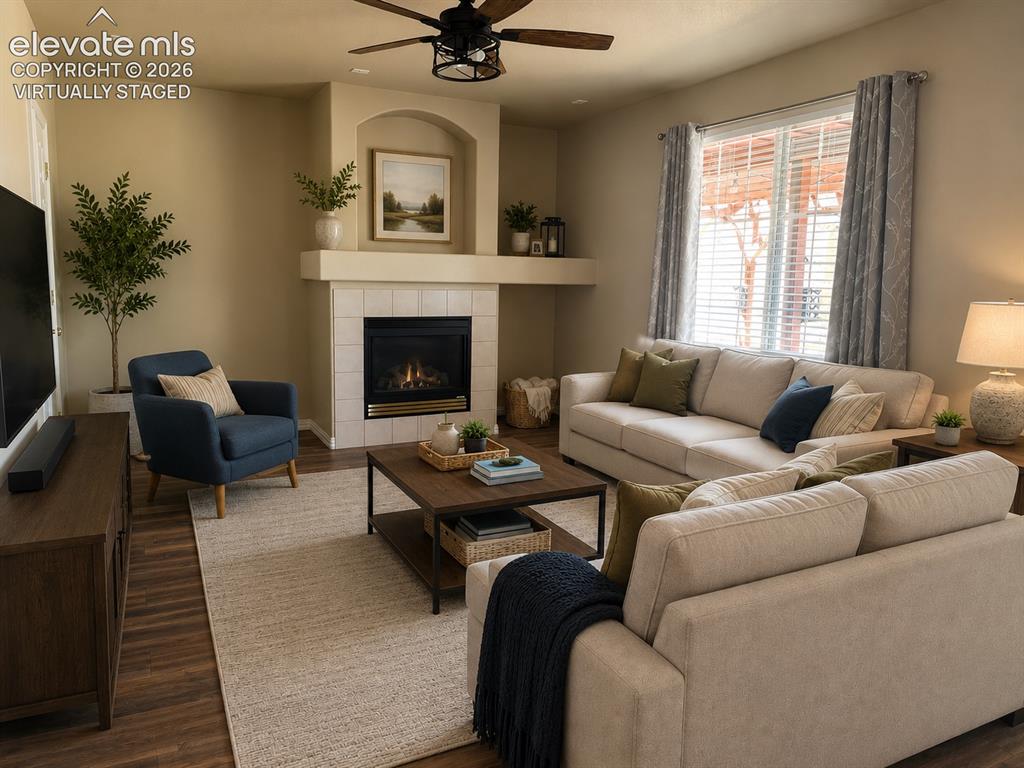 Image 16 of 47: Virtually staged, Family Room