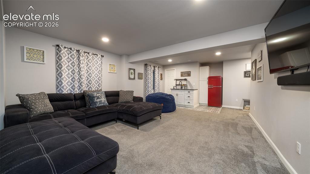 Image 31 of 47: Basement family room