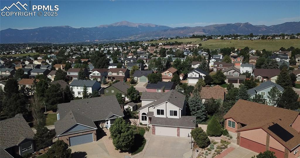 Image 3 of 48: Drone / aerial view of a mountainous background