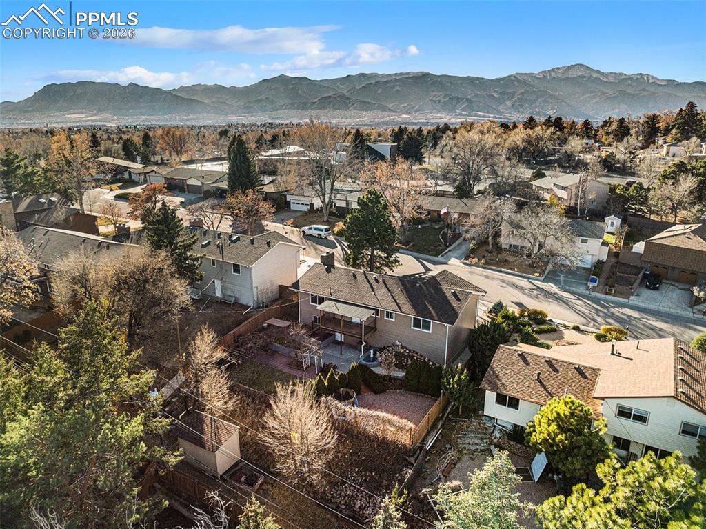 Image 20 of 23: View of Large Backyard and View of the Front Range! 