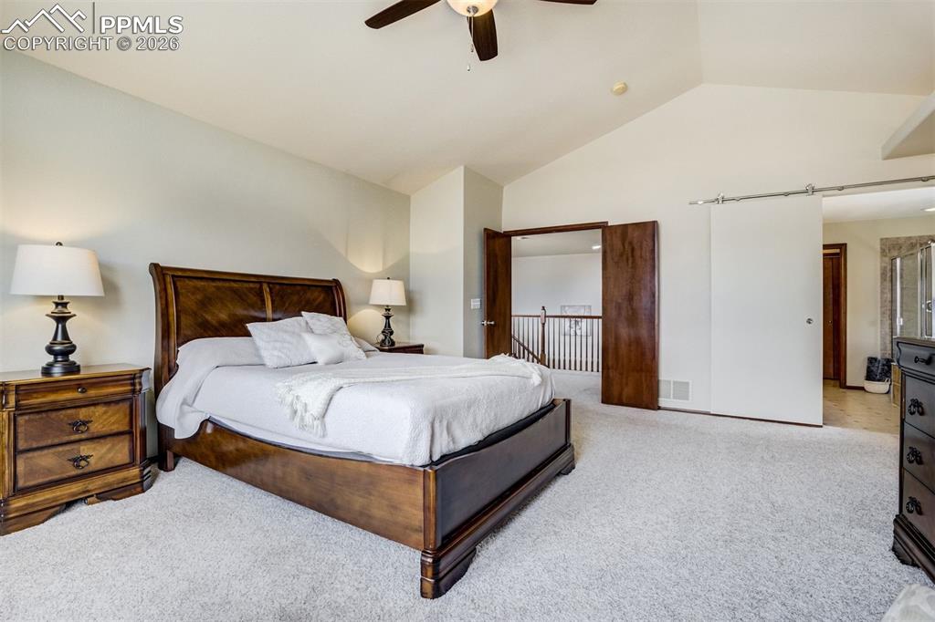 Image 25 of 45: French doors bring light in throughout the day