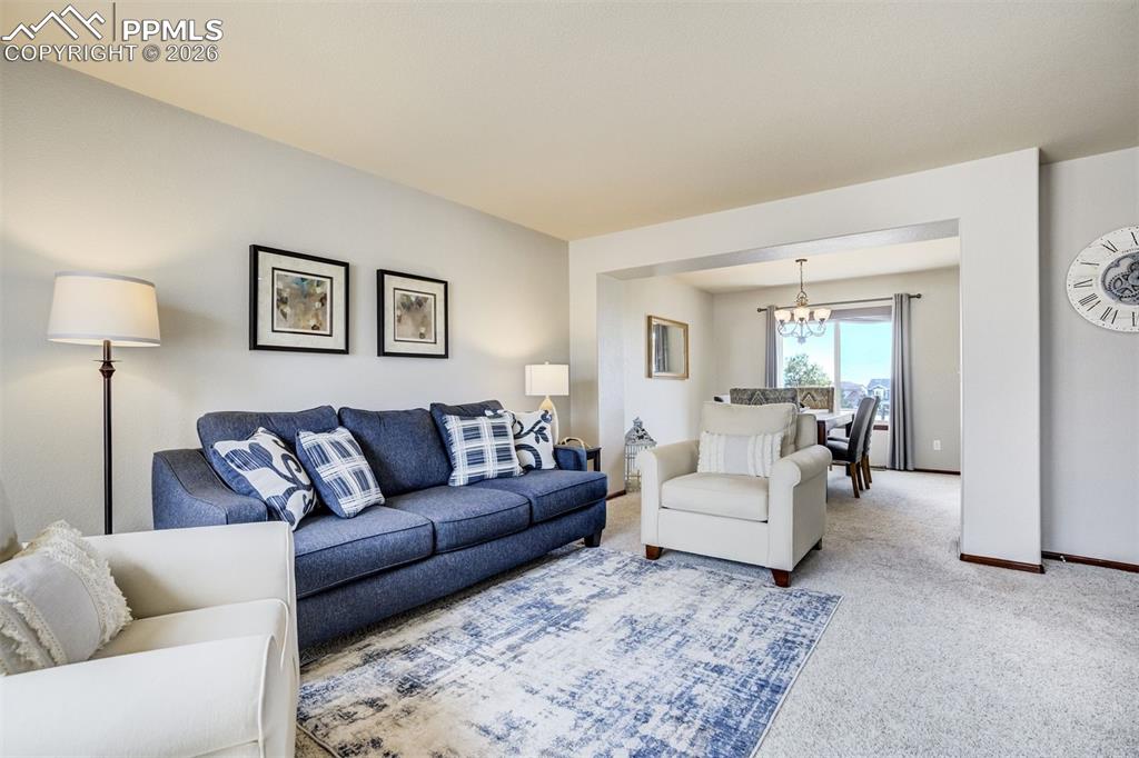 Image 9 of 45: Antler Creek Golf Course provides an open panoramic expanse behind the home