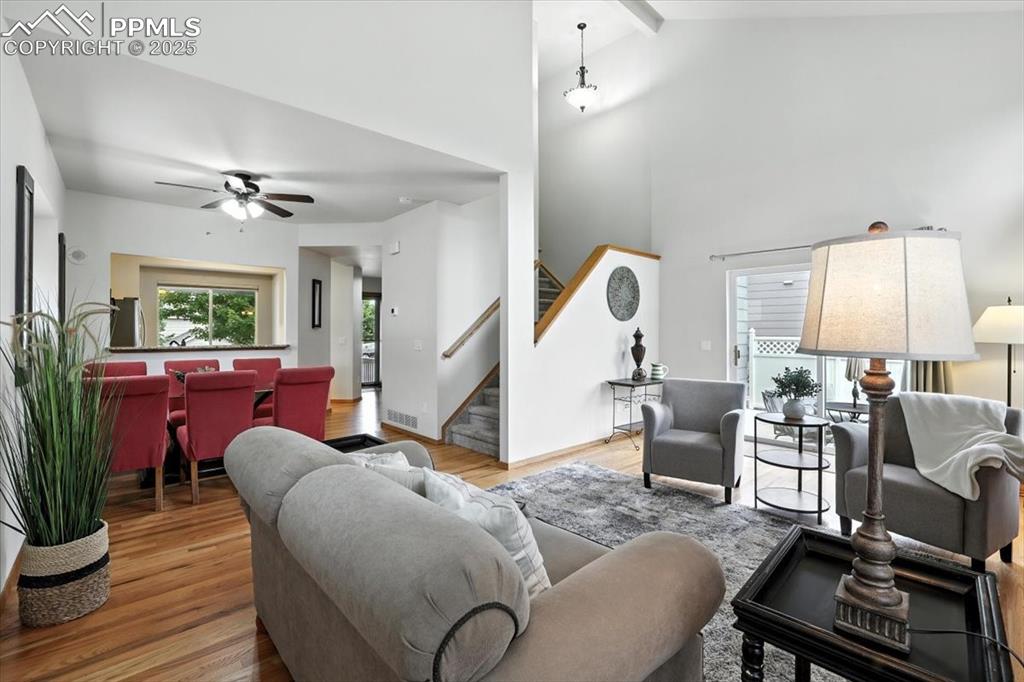 Image 15 of 41: Open living with beautiful sightlines from front to back