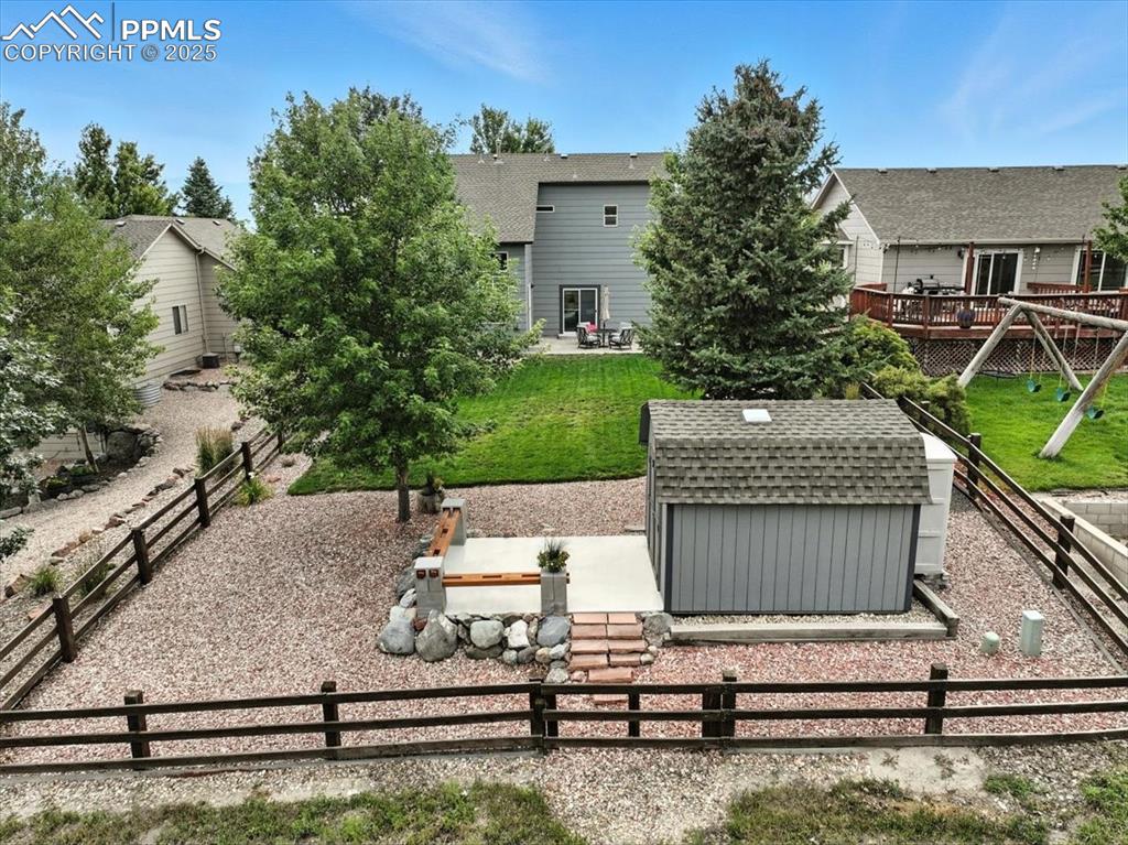 Image 38 of 41: Your dream backyard is fully fenced