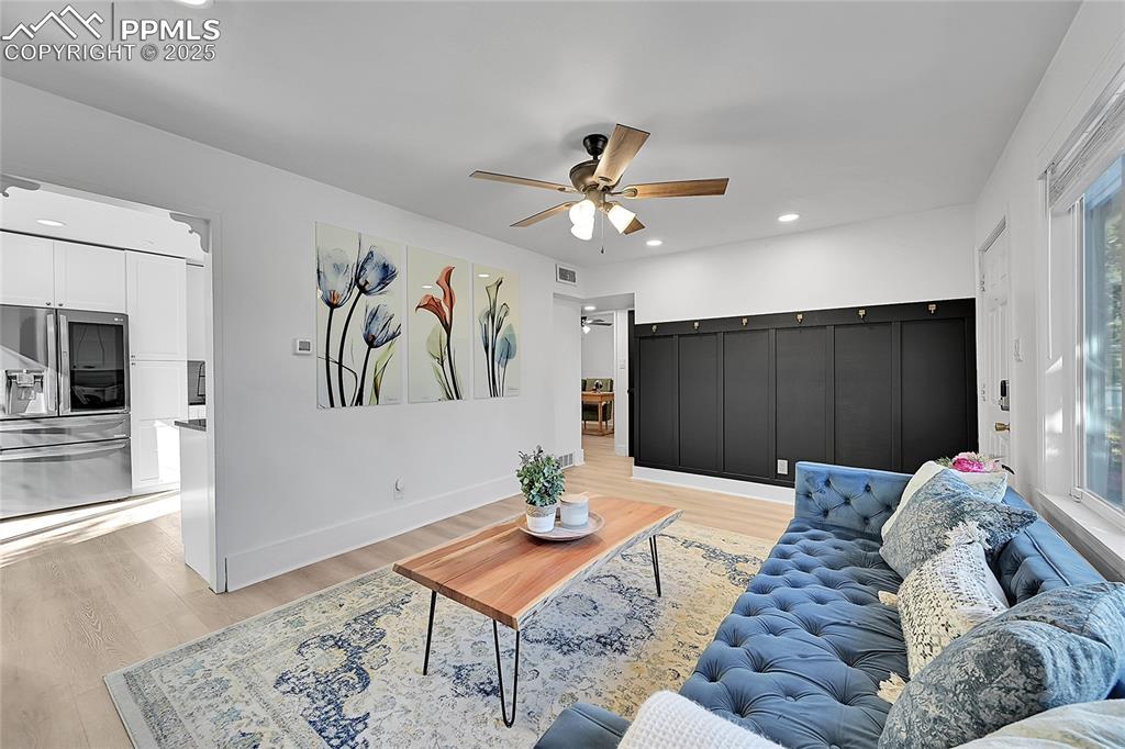 Image 9 of 47: Flows seamlessly from living to the kitchen or to the bedrooms and bathroom