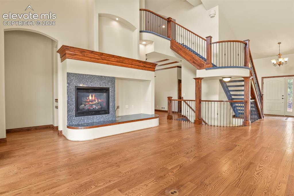 Image 10 of 33: Additional picture of fireplace and living area