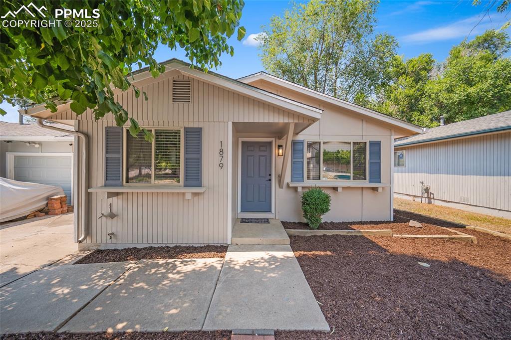 Caption: Front of Structure