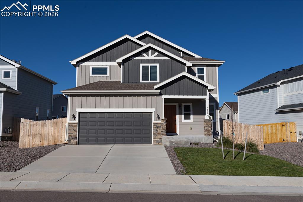 Caption: Front of Structure