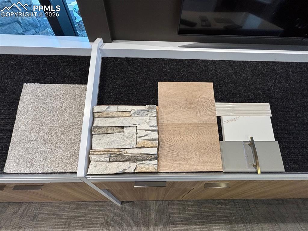 Image 9 of 16: Great Room Fireplace Kitchen Selections