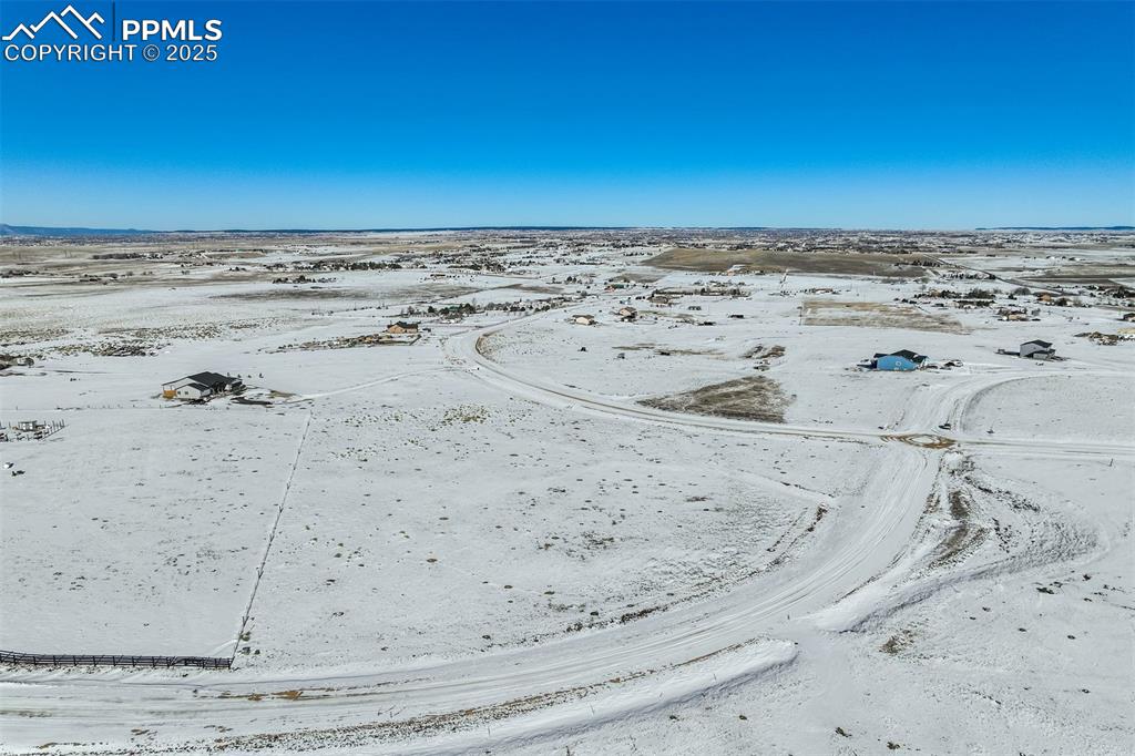 Image 2 of 20: View of snowy aerial view