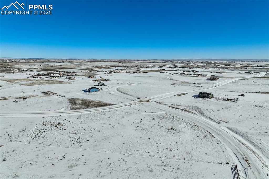Image 4 of 20: View of snowy aerial view