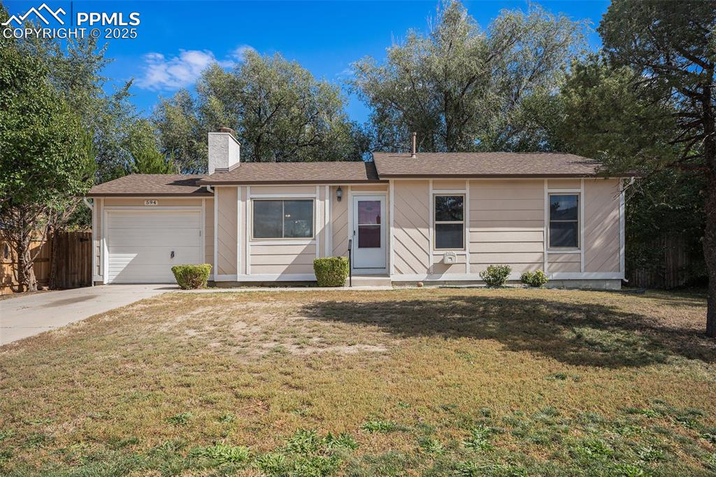 Caption: Front of Structure