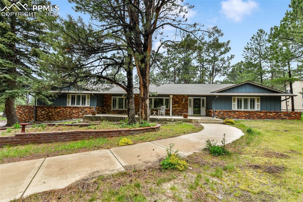 Caption: Front of Structure