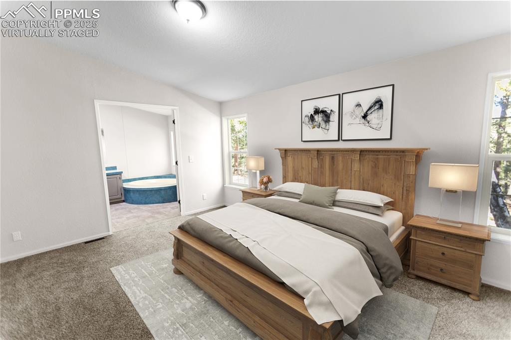 Image 12 of 49: Master Bedroom - Virtually Staged