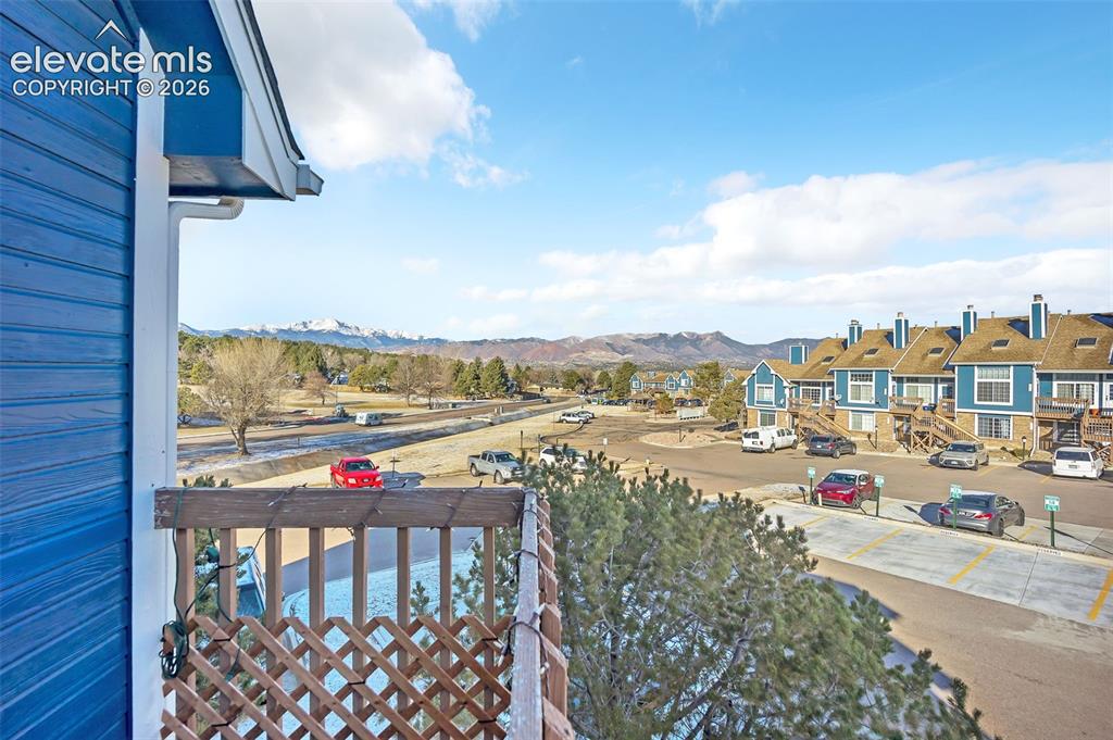 Image 9 of 13: Balcony featuring a mountain view