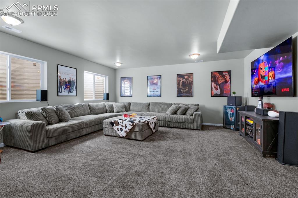 Image 35 of 50: Huge Rec Room Is Ideal For Game Day