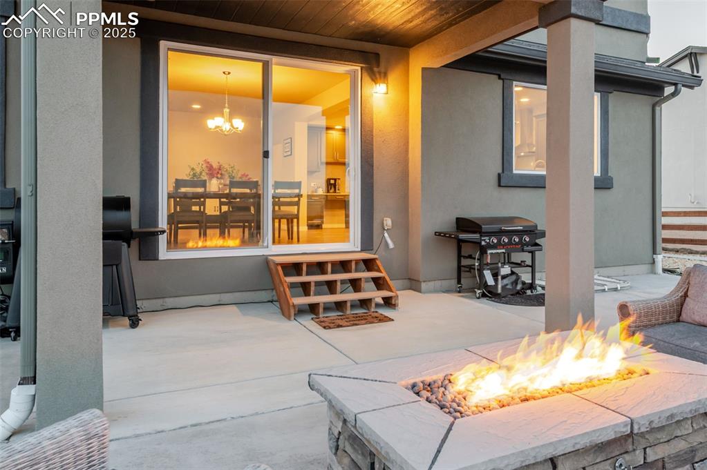 Image 44 of 50: Gas Firepit