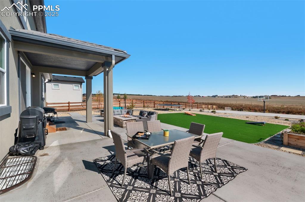 Image 45 of 50: Amazing Outdoor Entertaining Area