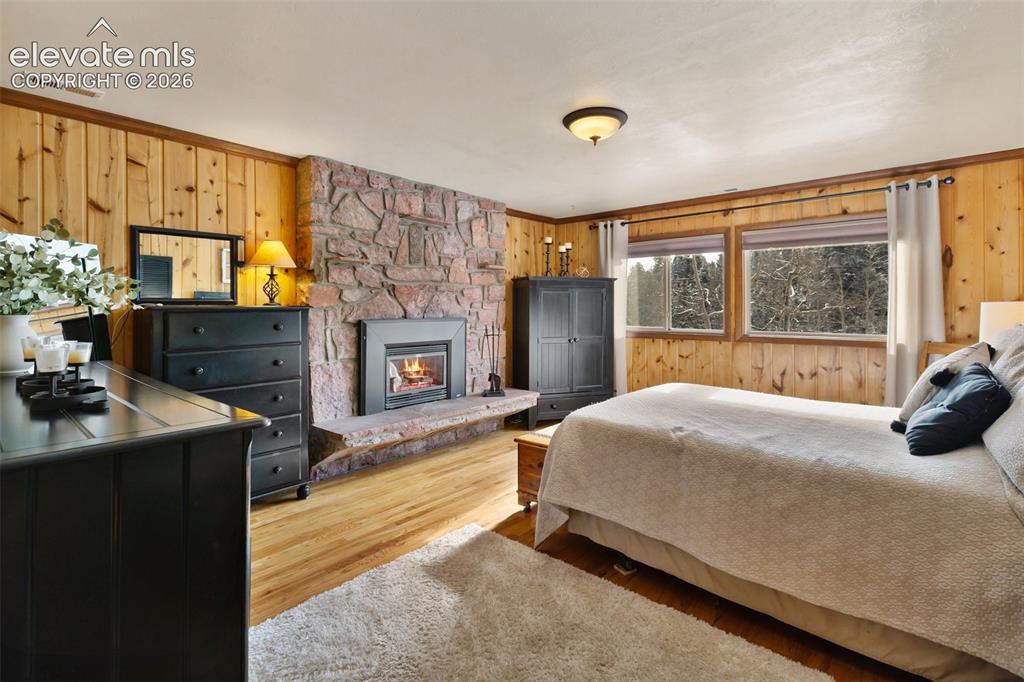 Image 15 of 43: Primary suite with gas fireplace!