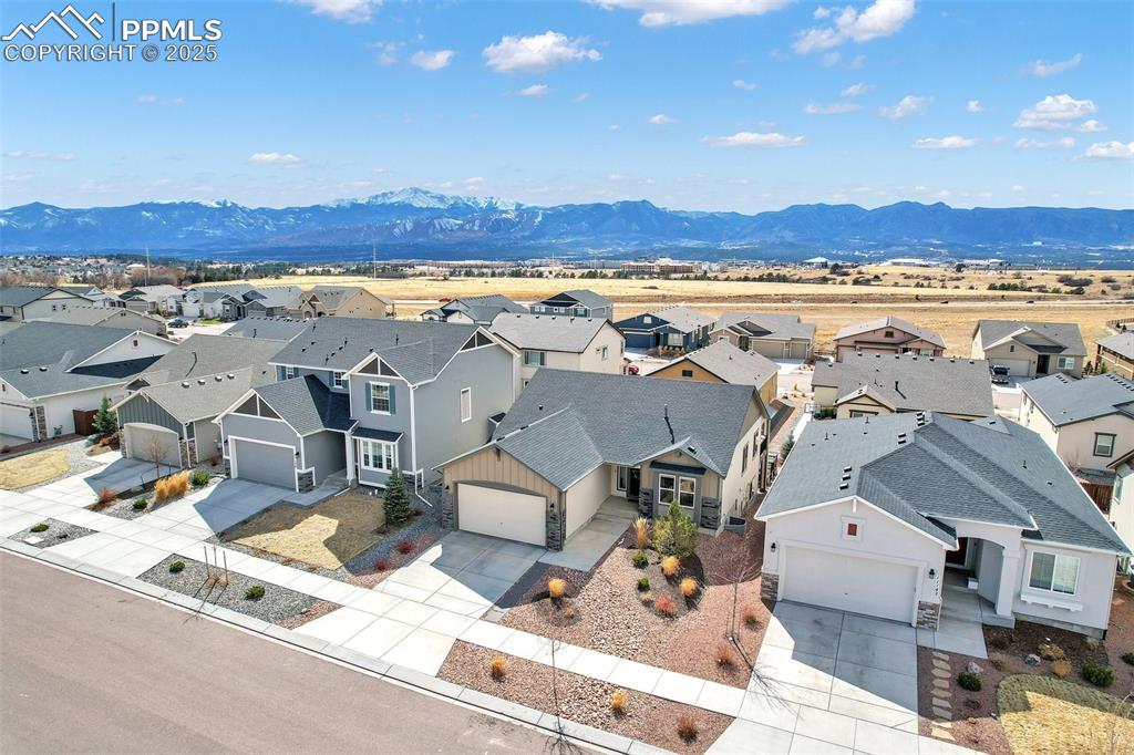Image 5 of 42: Pikes Peak views from back deck