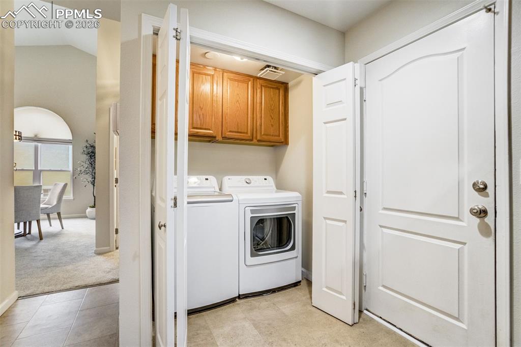 Image 17 of 43: Convenient main level laundry station