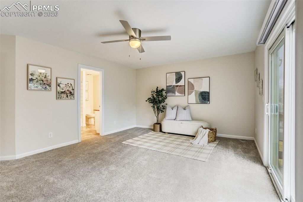 Image 19 of 43: All new paint and flooring in primary bedroom
