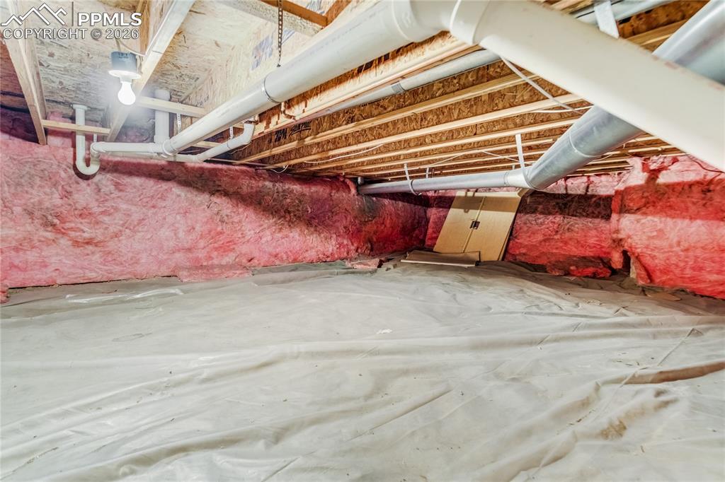 Image 35 of 43: additional crawlspace storage