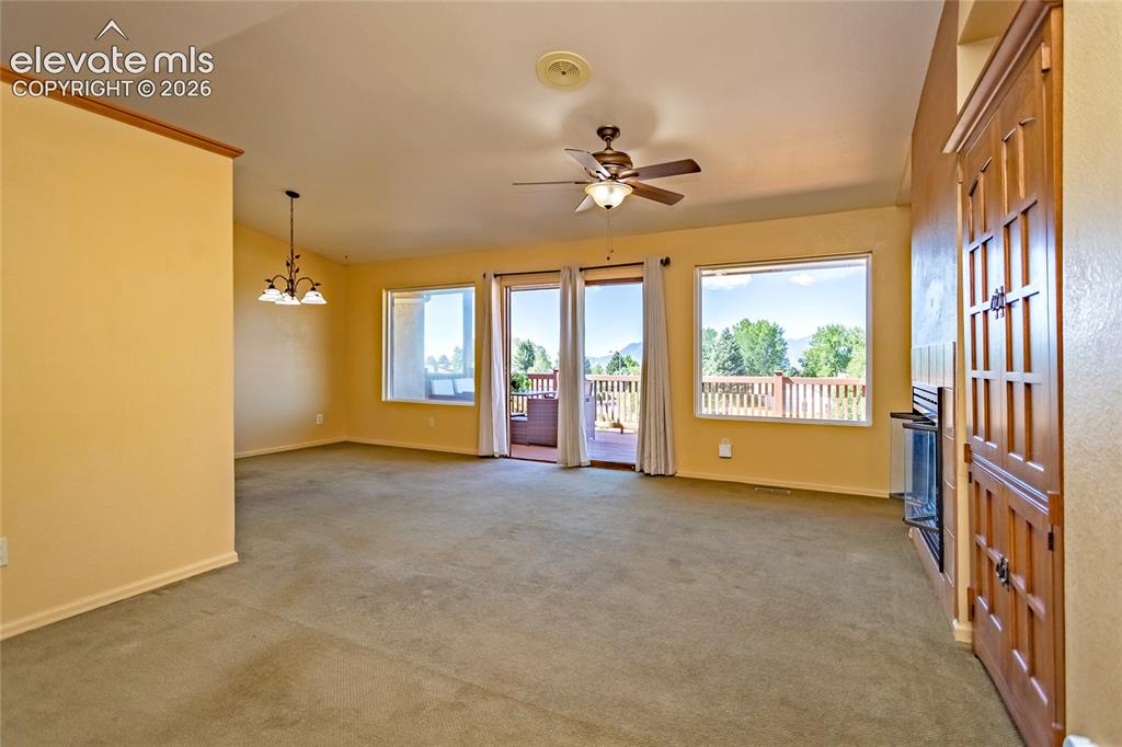 Image 18 of 29: Entering home and greeted by views of the range.