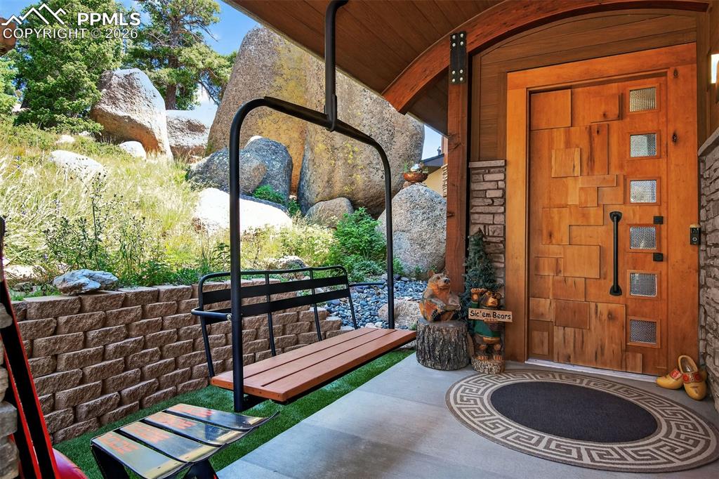 Image 4 of 50: Additional view of the custom front patio