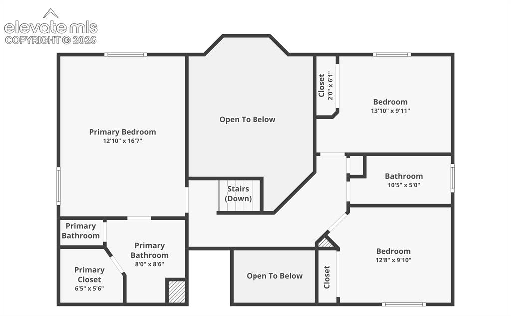 Image 37 of 39: Upper Level Floor Plan