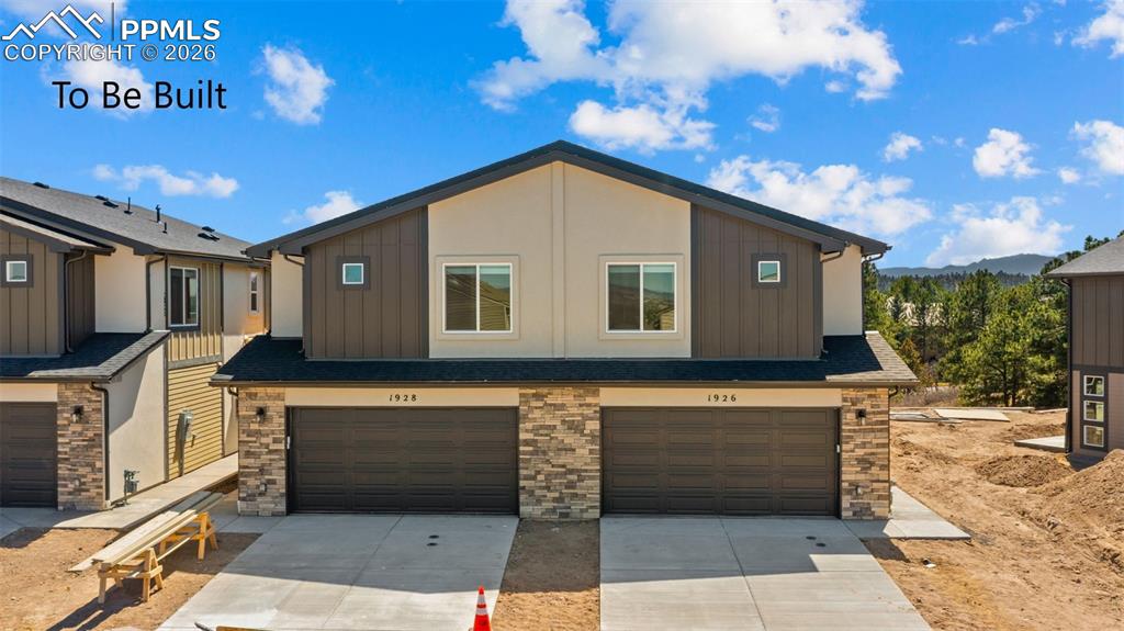 Caption: TO BE BUILT. Photos of staged model; finishes and upgrades may vary.