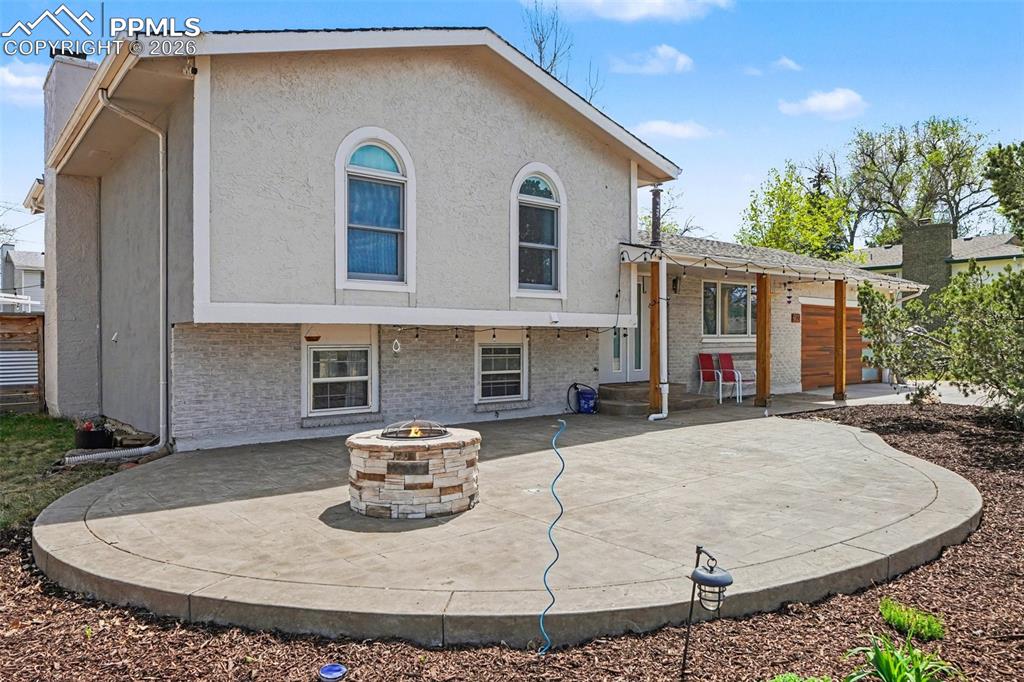 Caption: Back of Structure