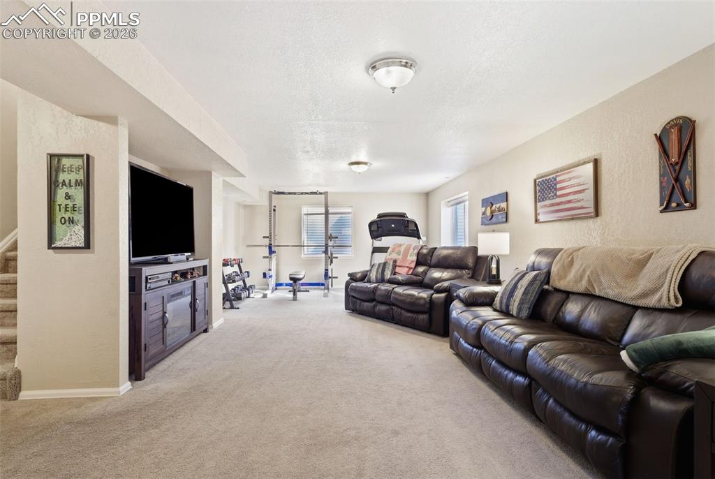 Image 17 of 29: Finished basement