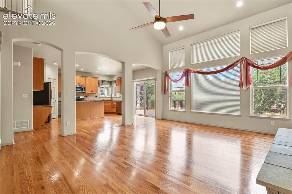Image 15 of 50: Living room with Plenty of Natural Light