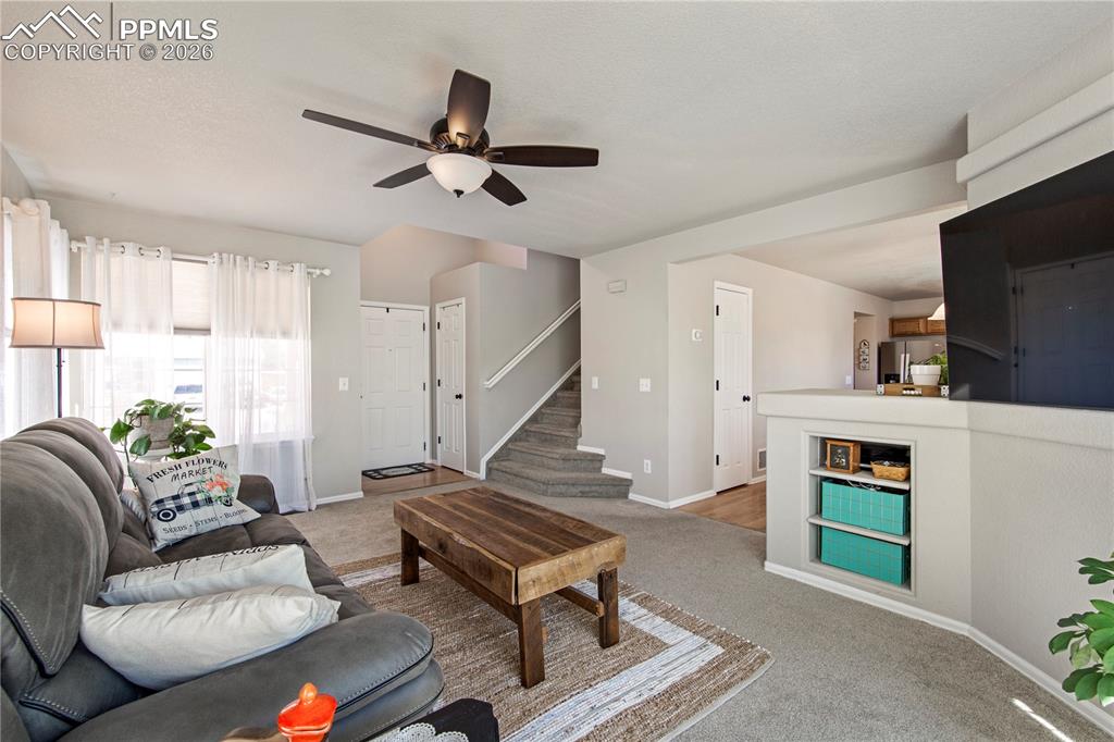 Image 5 of 27: Built-ins in the living room