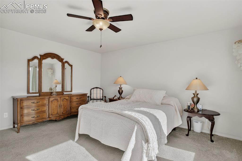 Image 15 of 46: Master bedroom ceiling fan