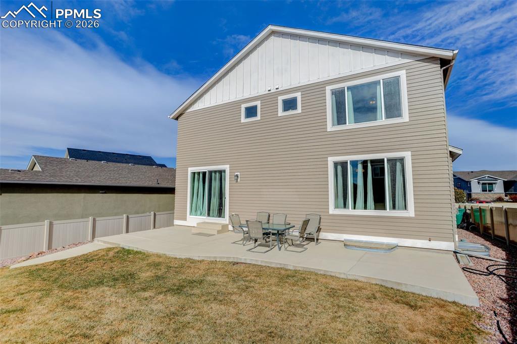 Image 39 of 46: Extended patio for entertaining