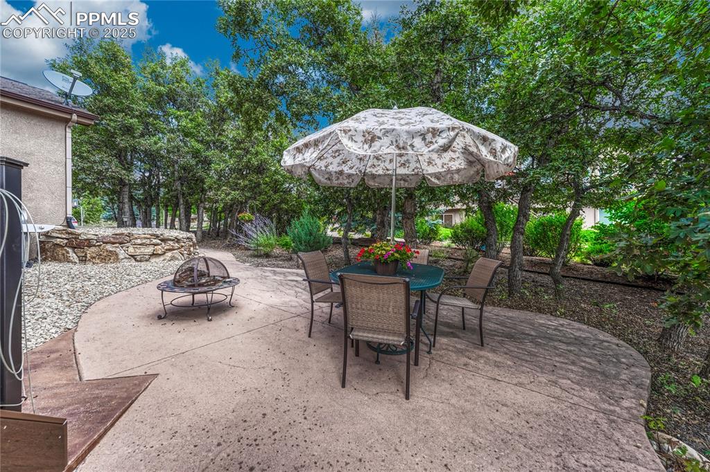 Image 36 of 48: ...stamped concrete patio. 