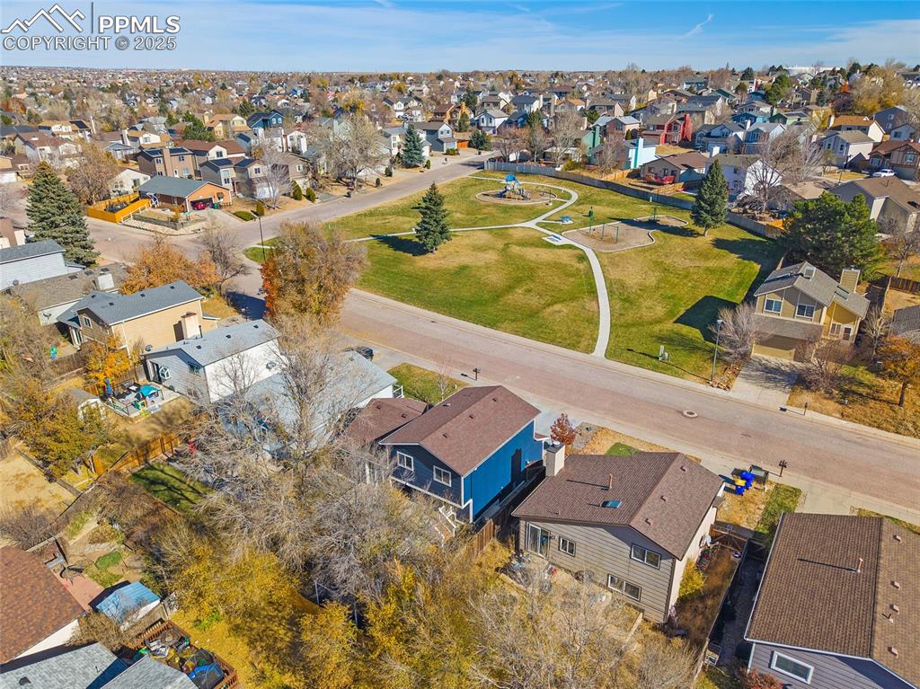 Image 43 of 50: Aerial view of residential area