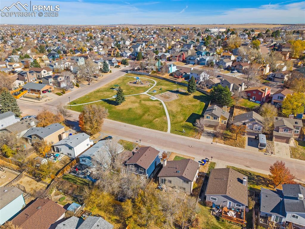 Image 44 of 50: Aerial view of property