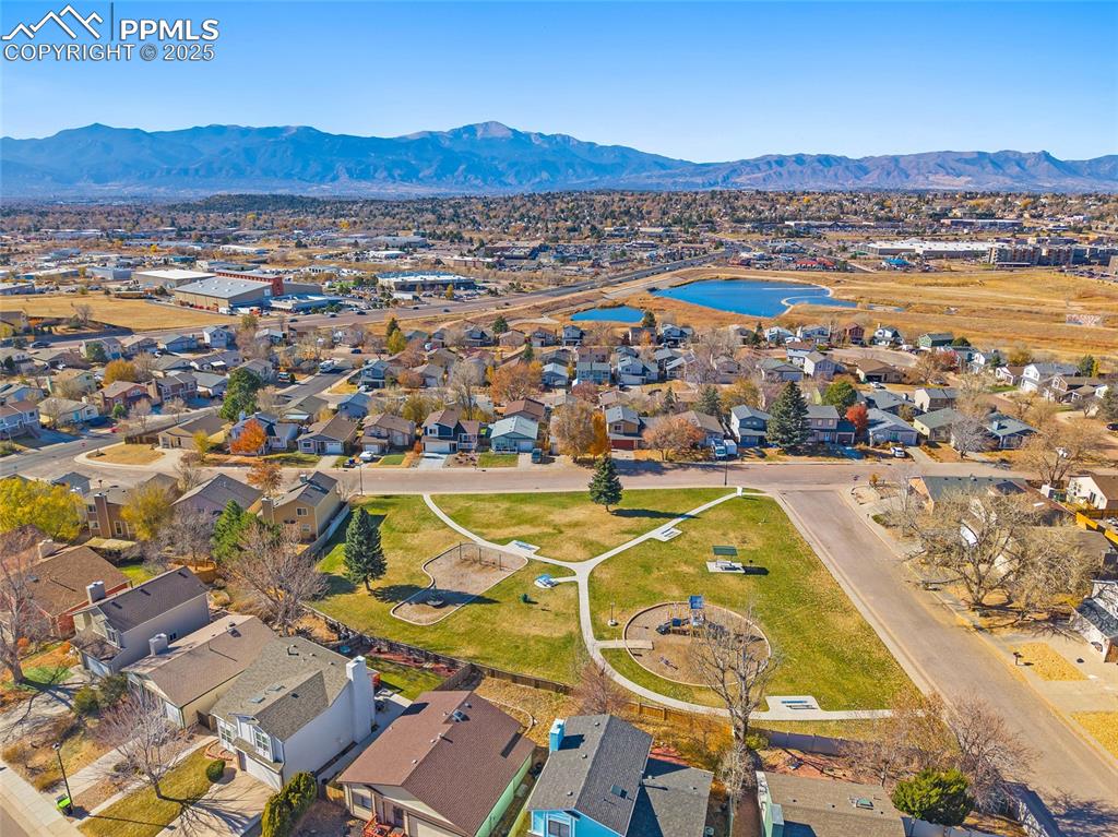 Image 45 of 50: Aerial view of property