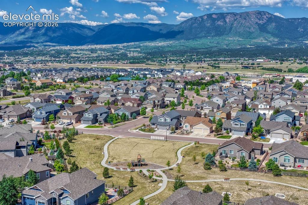 Image 48 of 50: Aerial View showing neighborhood park