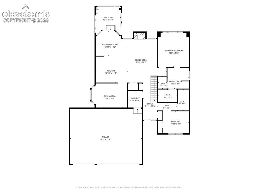 Image 49 of 50: Main level floor plan