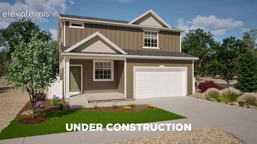 Image 1 of 21: Two-story residence featuring a brown siding exterior with white trim accen