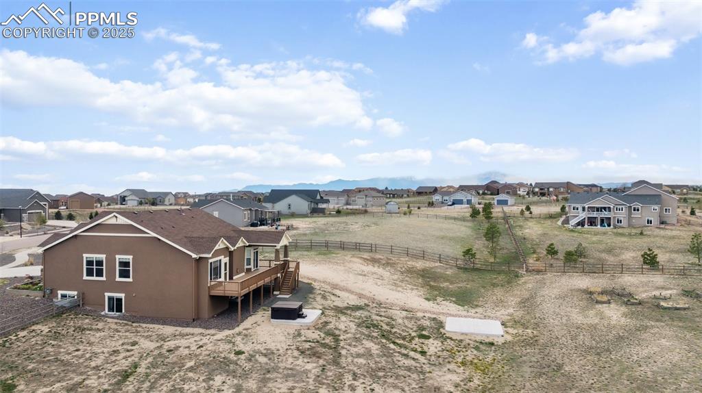 Image 36 of 38: Aerial view of residential area